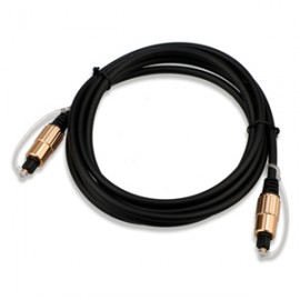 Cable para Audio Digital de Fibra Óptica RadioShack 2 m Plástico